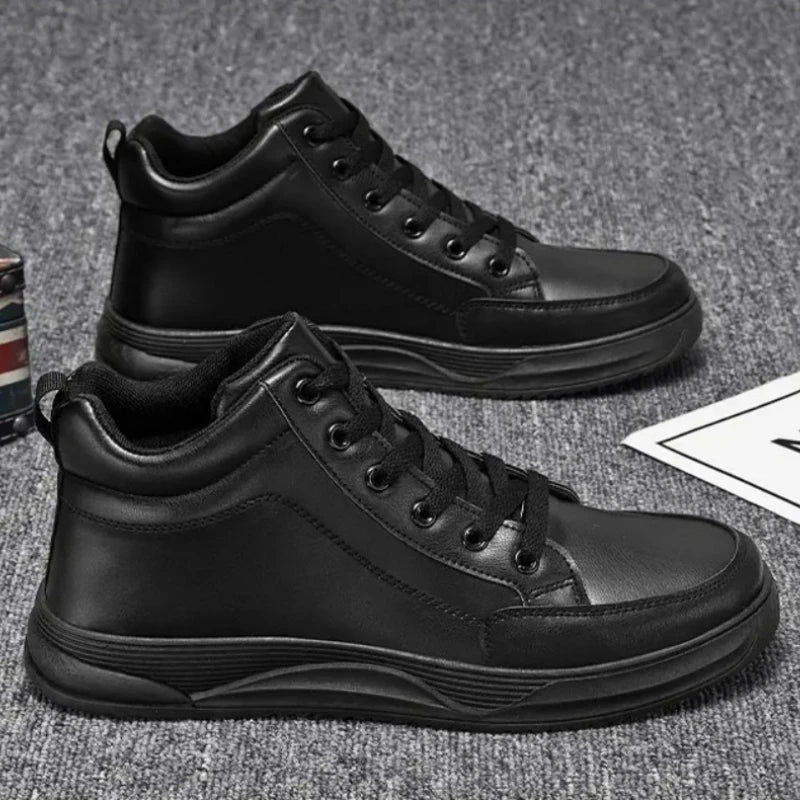 Hot Pu Leather Sneakers Fashion Hip Hop Casua