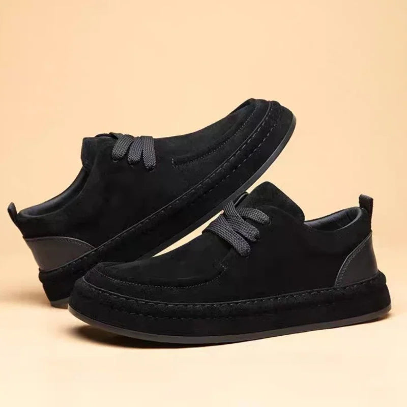 Are Fashionable Brown Casual Made Durable Sue