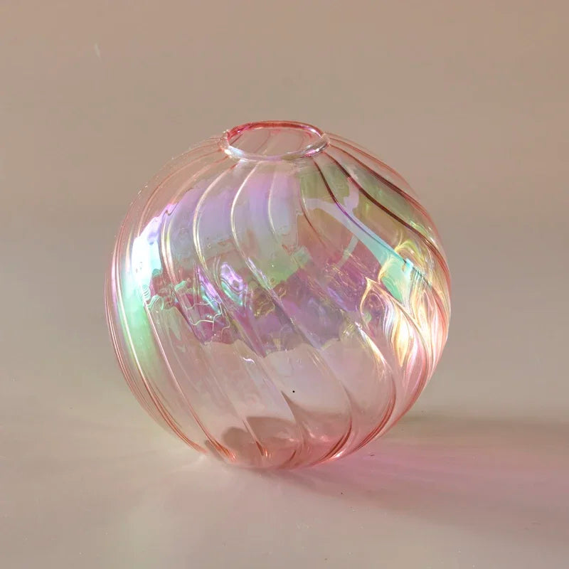 Iridescent Ball Vases ation