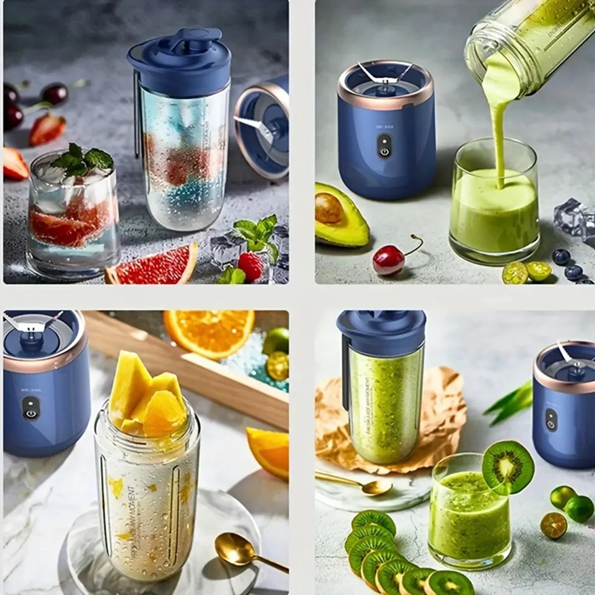 Blender Bottle Electric 6 Blades Multifunctio
