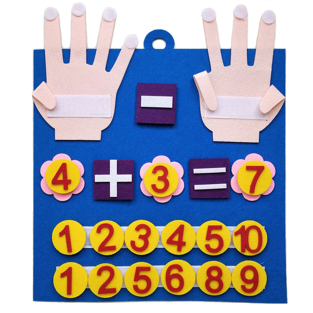 Felt Finger Numbers Learning Set