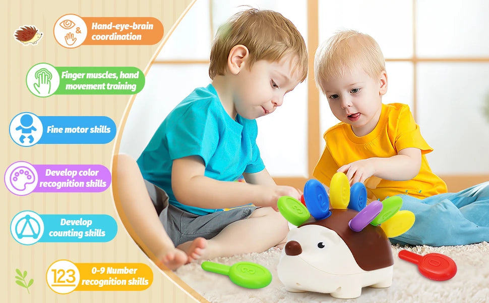 Hedgehog Fine Motor Developmental Tool