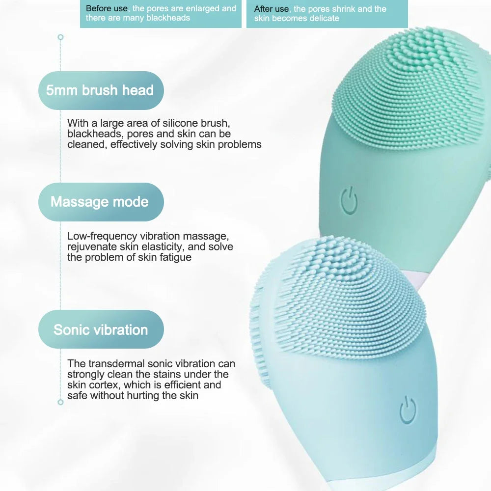 Electric Facial Cleansing Brush Automotive Pro