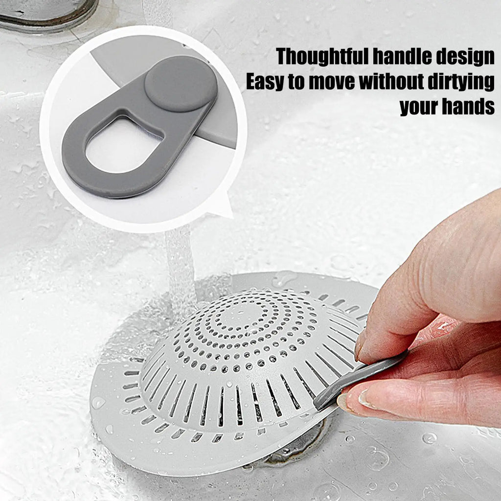 Silicone Drain Strainer Hair Catcher wit Choice Selection