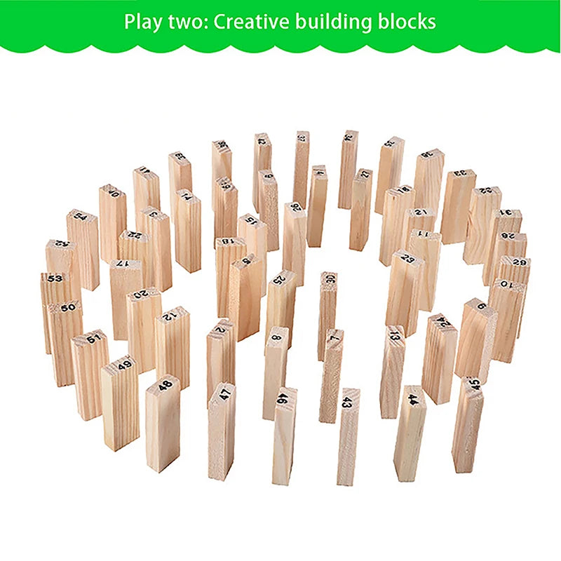 Solid Wood Stacked High Play & Learn Gear