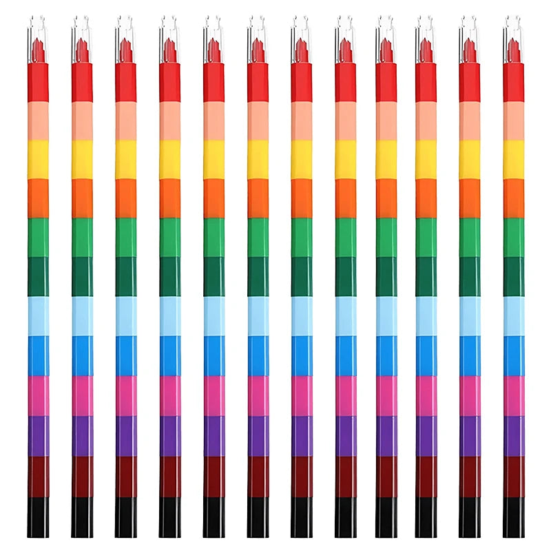 12Color Building Block Crayons Play & Learn Gea