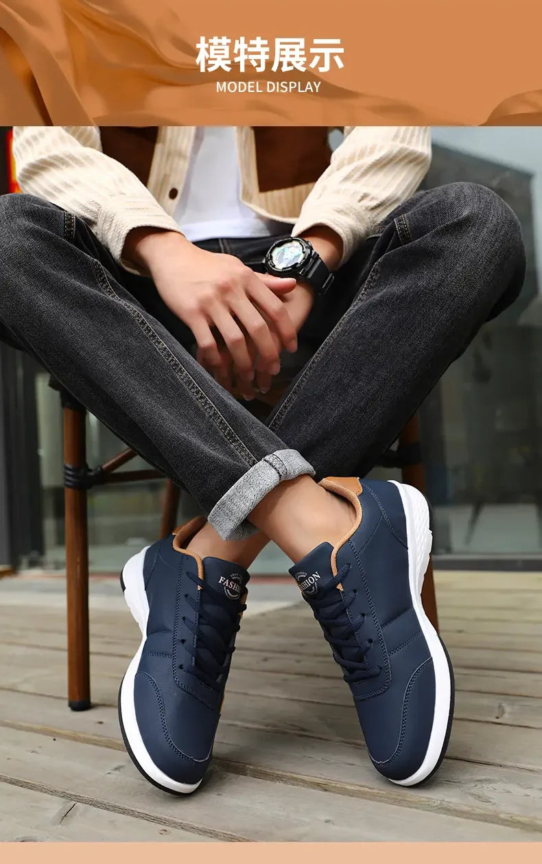 Brown Big 48 Sneakers Trend Casual Breathable