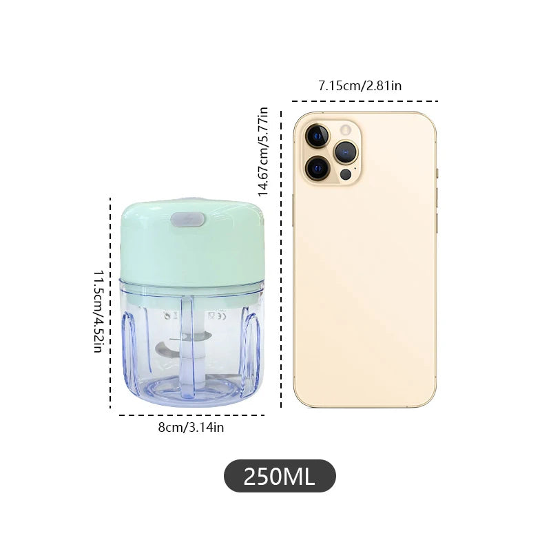 250ml Mini Rechargeable Garlic Chop Choice Selection