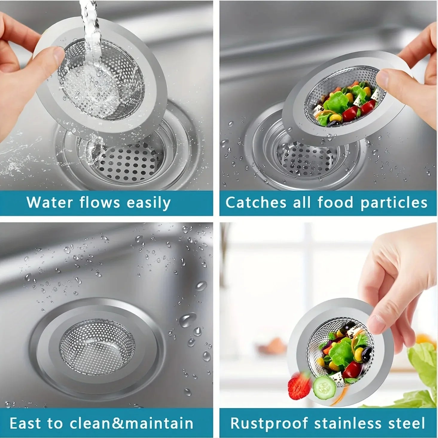 2-Pack Sink Strainers,Fine Mesh Hai Choice Selection