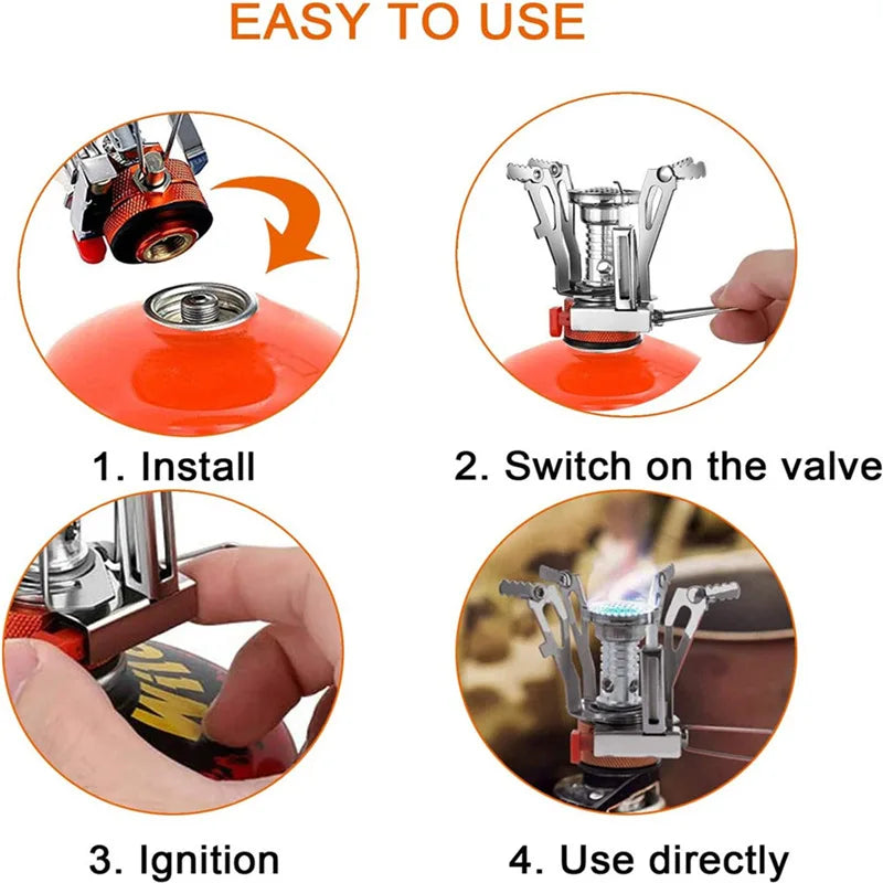 All One Camping Stove Converter Compact Light