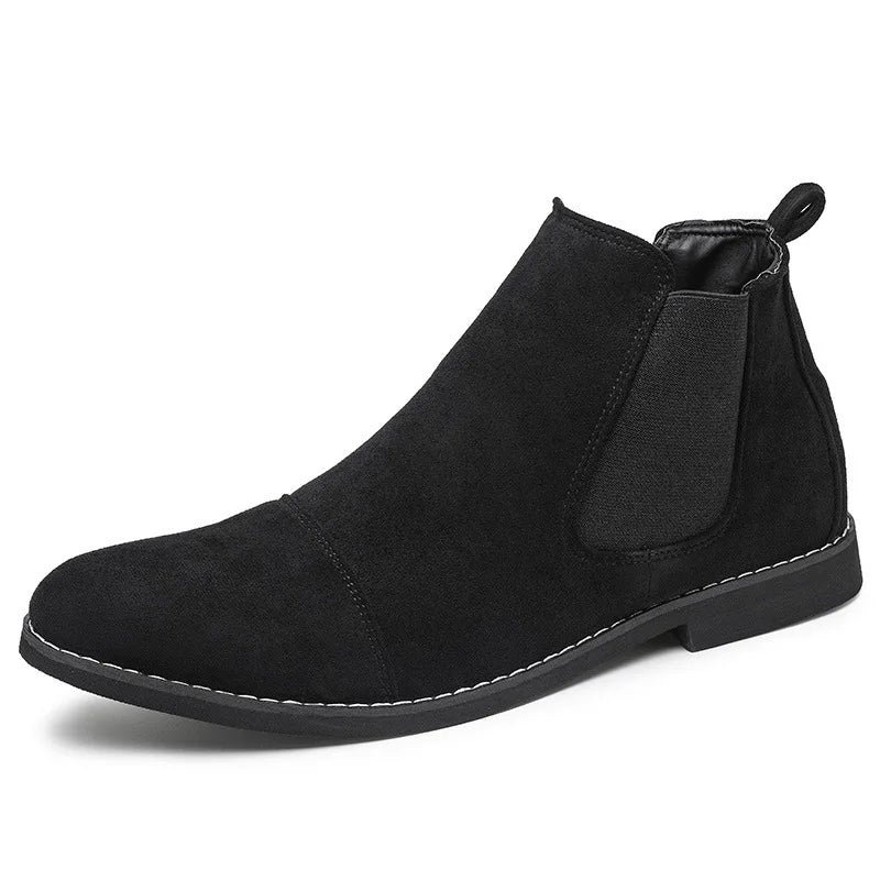 Fashion Yellow Chelsea Boots Pointed Comforta