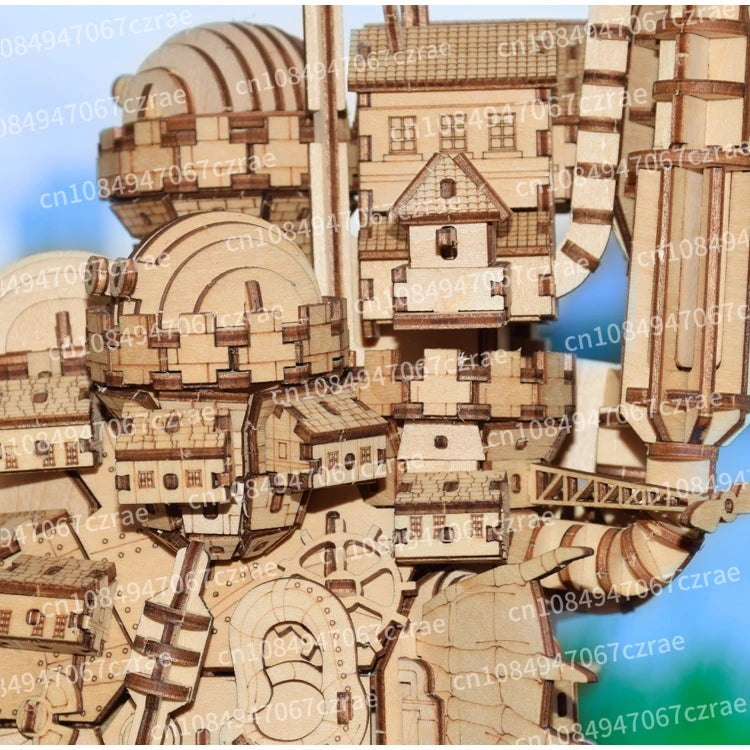 Wooden assembly model animation Play & Learn Ge