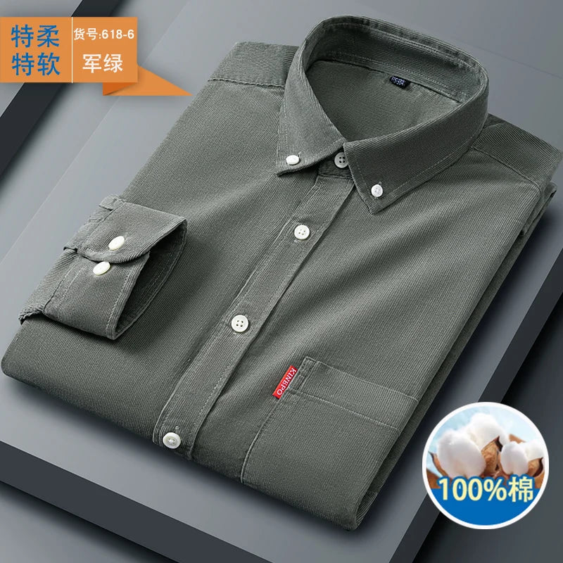 longsleeved corduroy Shirt