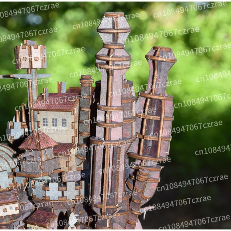 Wooden assembly model animation Play & Learn Ge