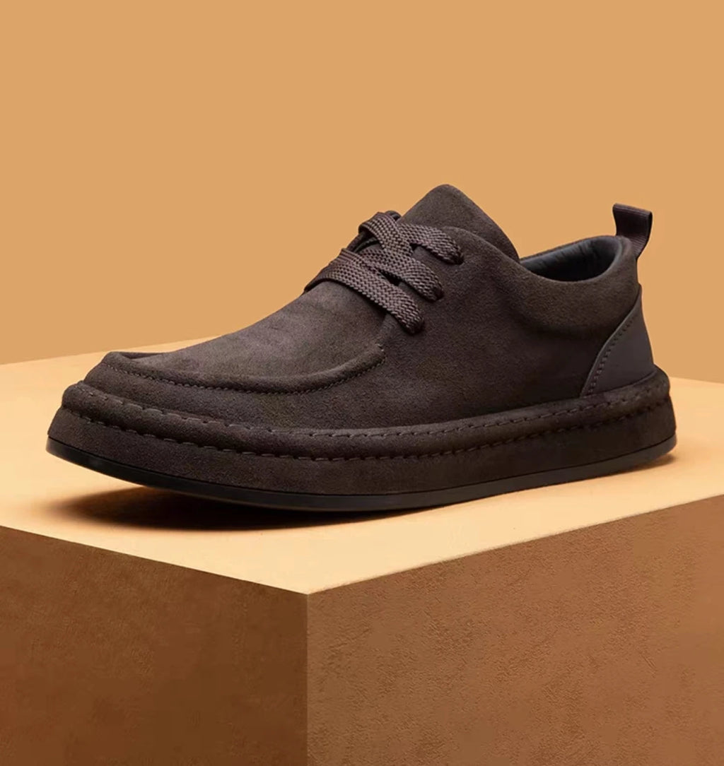 Are Fashionable Brown Casual Made Durable Sue