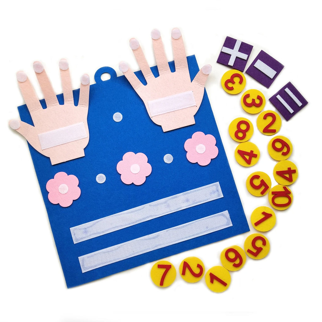 Felt Finger Numbers Learning Set