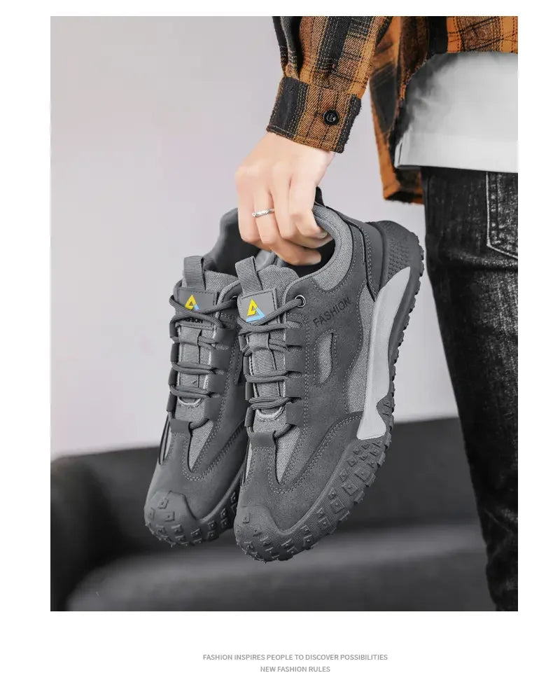Sneakers High Quality Thick Soled Work Strap