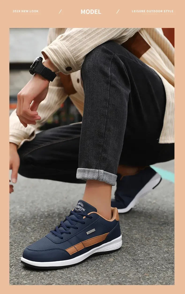 Brown Big 48 Sneakers Trend Casual Breathable