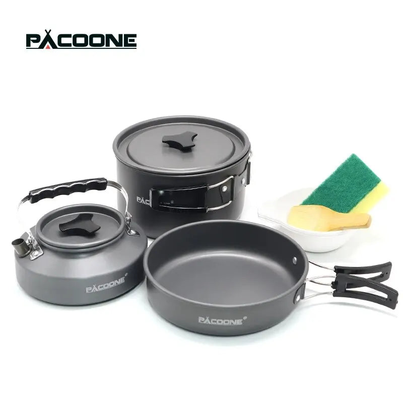 Pacoone Camping Cookware Cookware Kit Outdoor