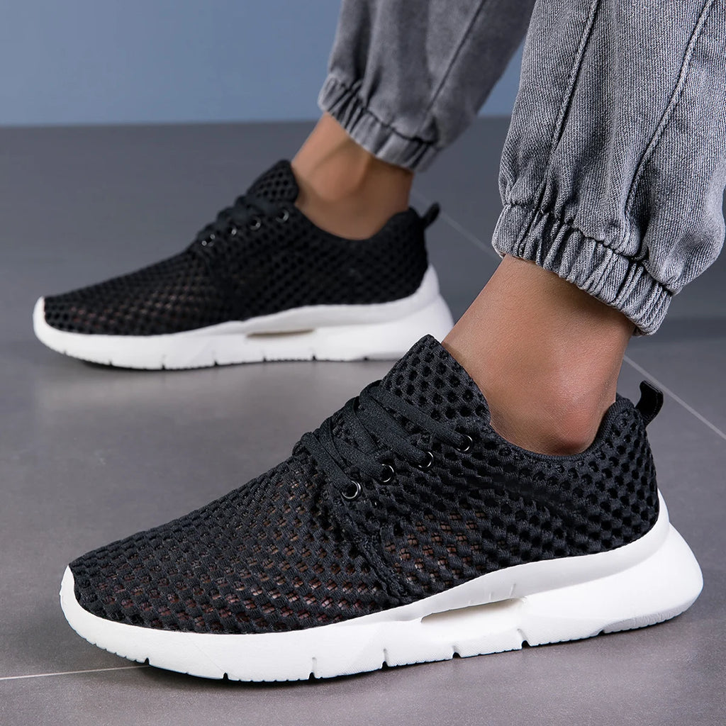 White Mesh Sneakers New Summer Lightweight Ca