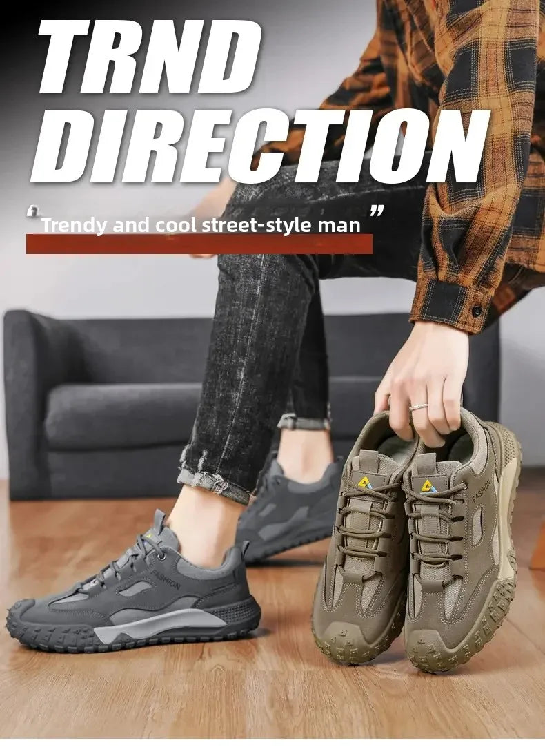 Sneakers High Quality Thick Soled Work Strap