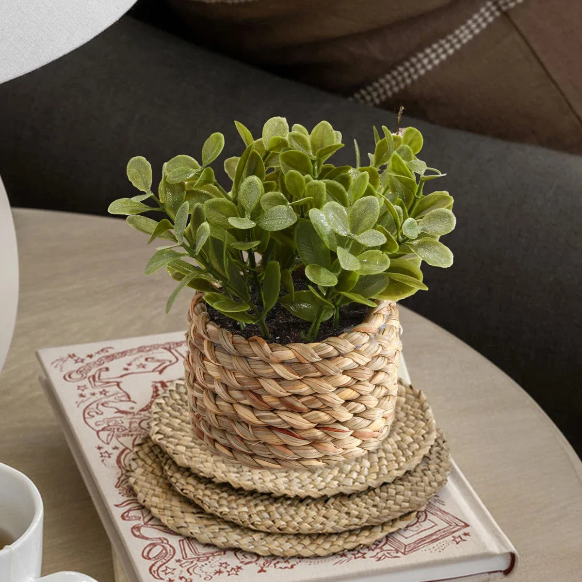 3pcs Green Artificial Plants