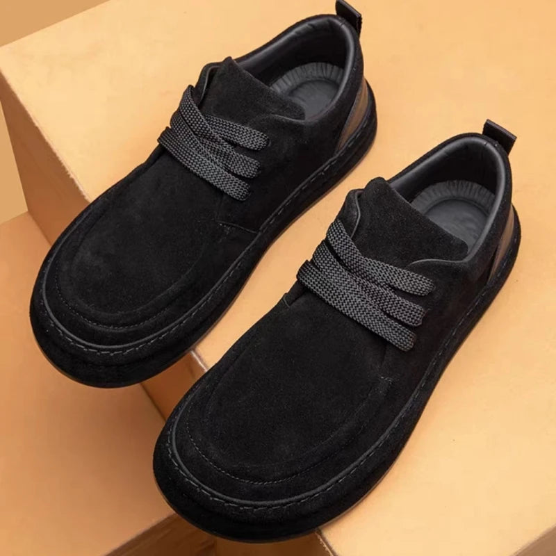 Are Fashionable Brown Casual Made Durable Sue