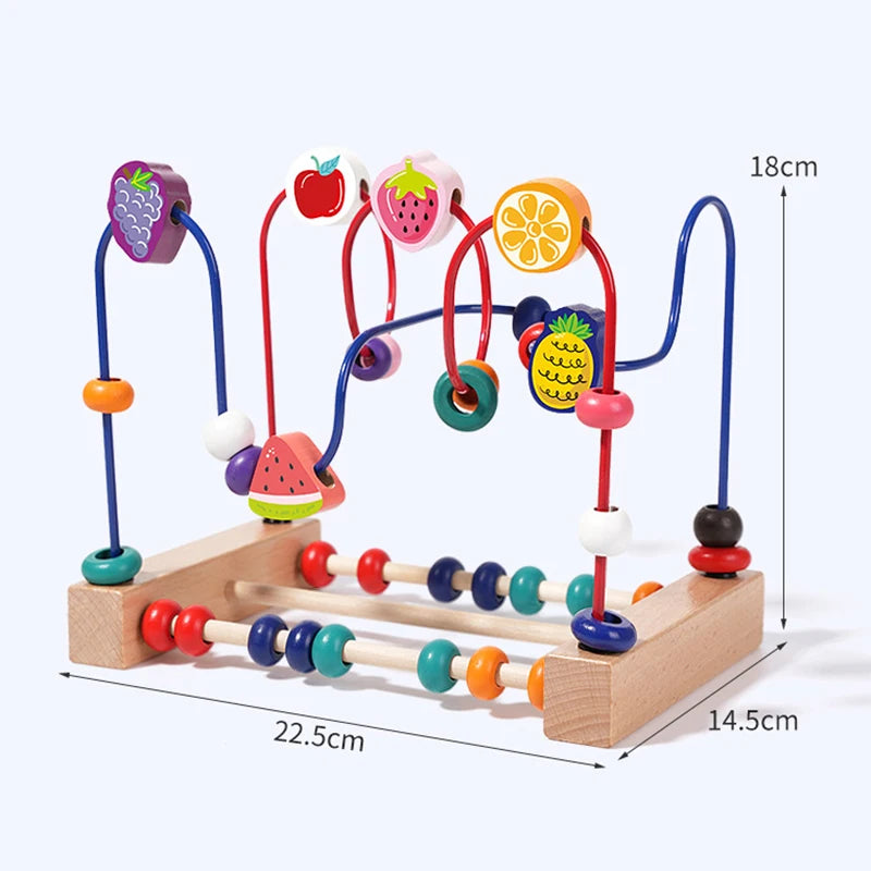 Wooden Bead Maze Learning Set