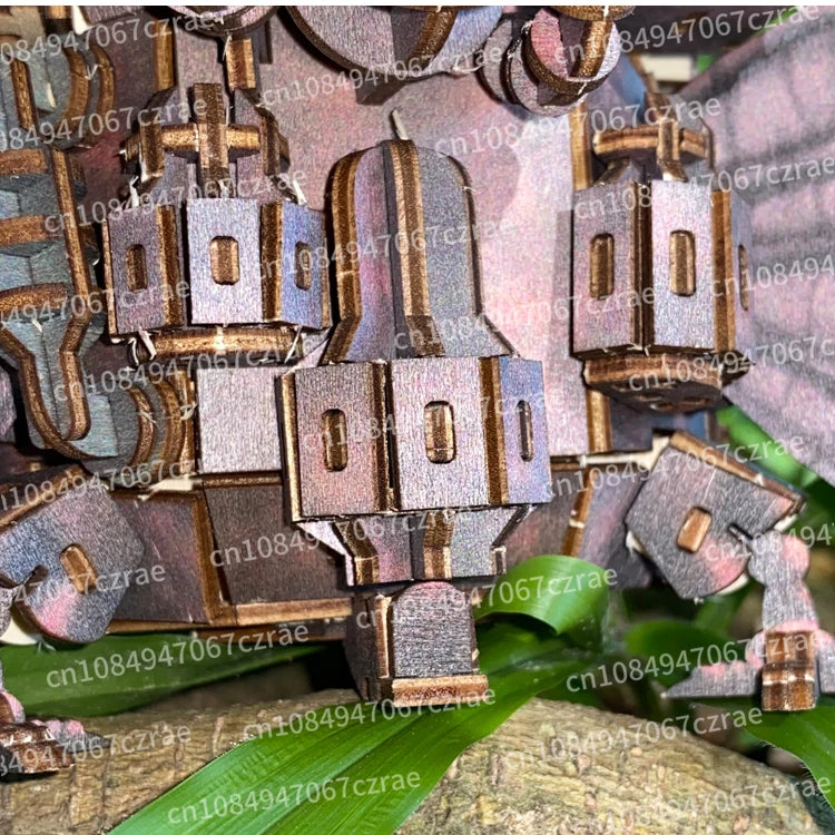 Wooden assembly model animation Play & Learn Ge