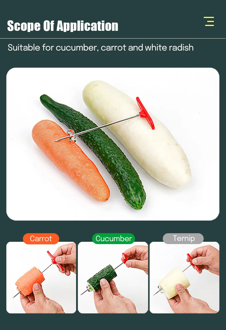 Vegetables Spiral Knife Potato Automotive Pro