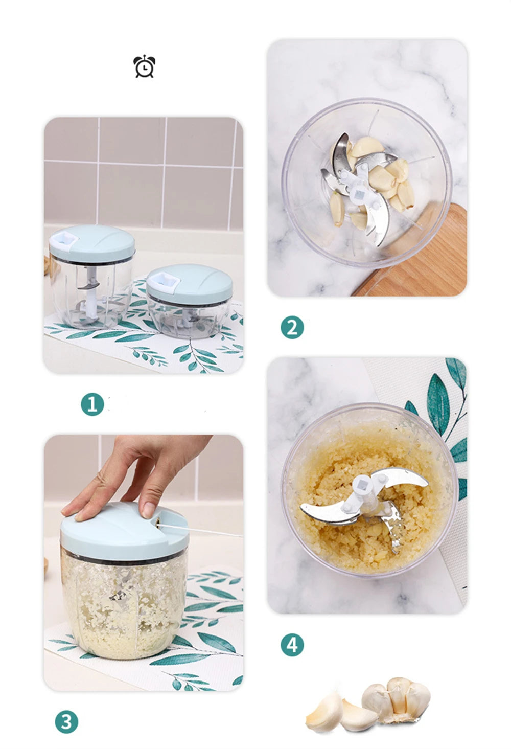 Garlic Chopper ual Chopper Choice Selection