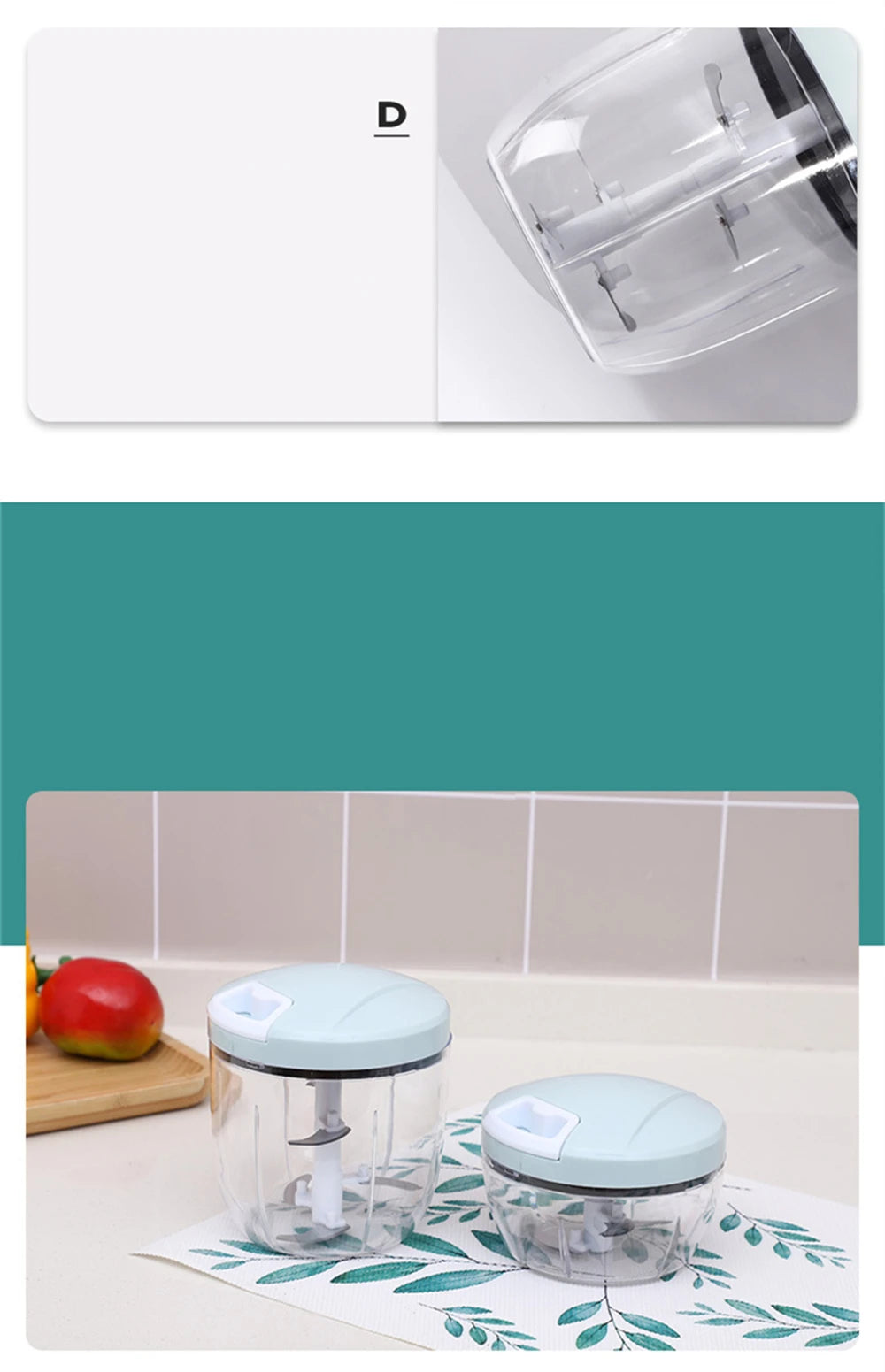 Garlic Chopper ual Chopper Choice Selection
