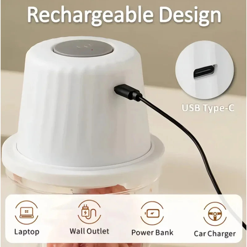 400ML Electric Food Chopper ,6 Bl Choice Selection