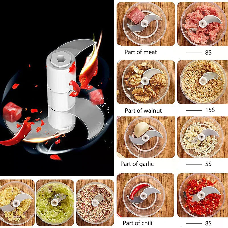 Electric Mini Garlic ChopperFood Home Essential