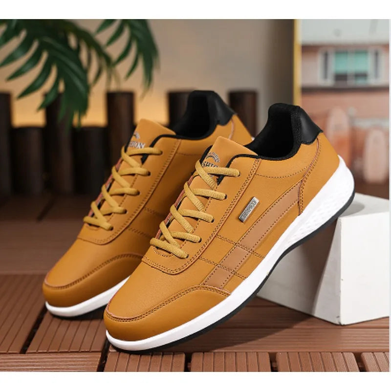 Brown Big 48 Sneakers Trend Casual Breathable