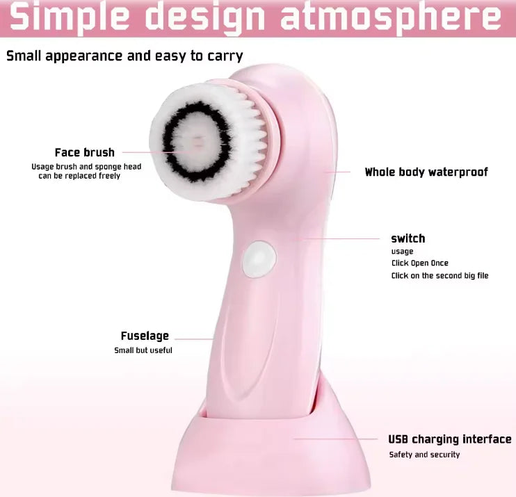 Facial Cleansing Brush Face Radiant Beauty
