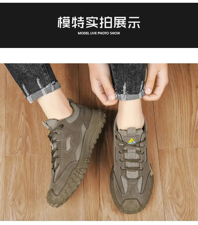 Sneakers High Quality Thick Soled Work Strap