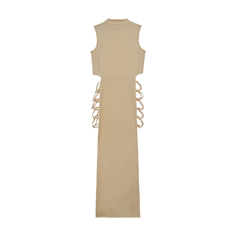 Criss Cross Cut Dress
