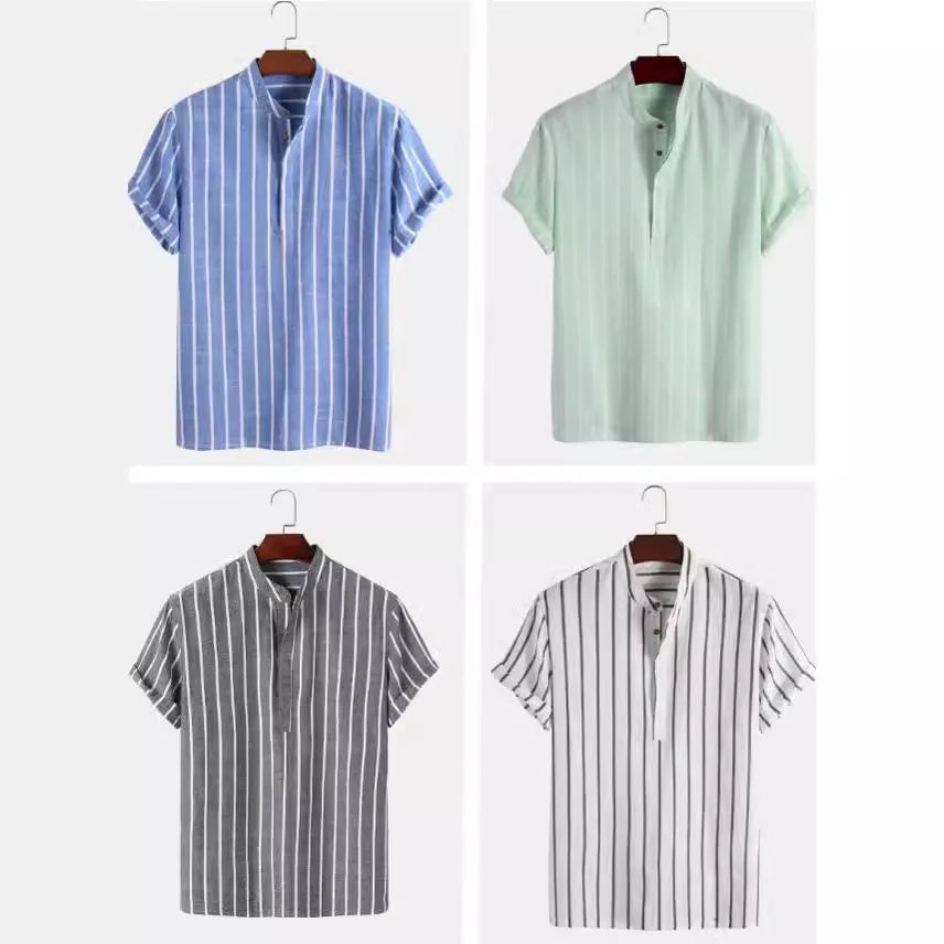 Linen Striped Shirt Shirt