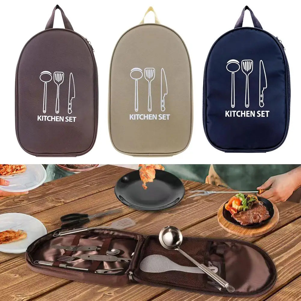 Camping Kitchen Utensil Storage Bag Waterproo