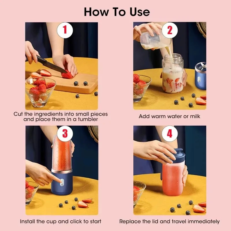Fruit Juice Blenders Summer Personal Electric