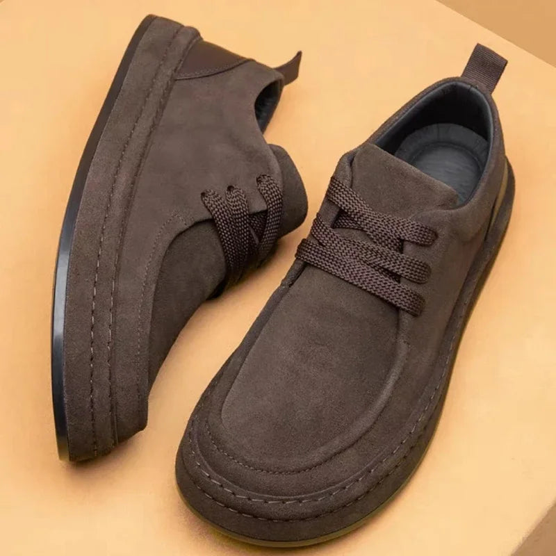 Are Fashionable Brown Casual Made Durable Sue
