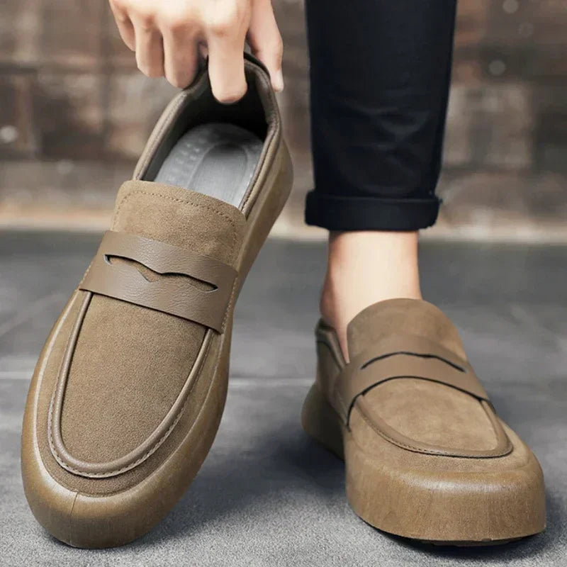Casual Sneakers Business Loafers Non Slip Lea