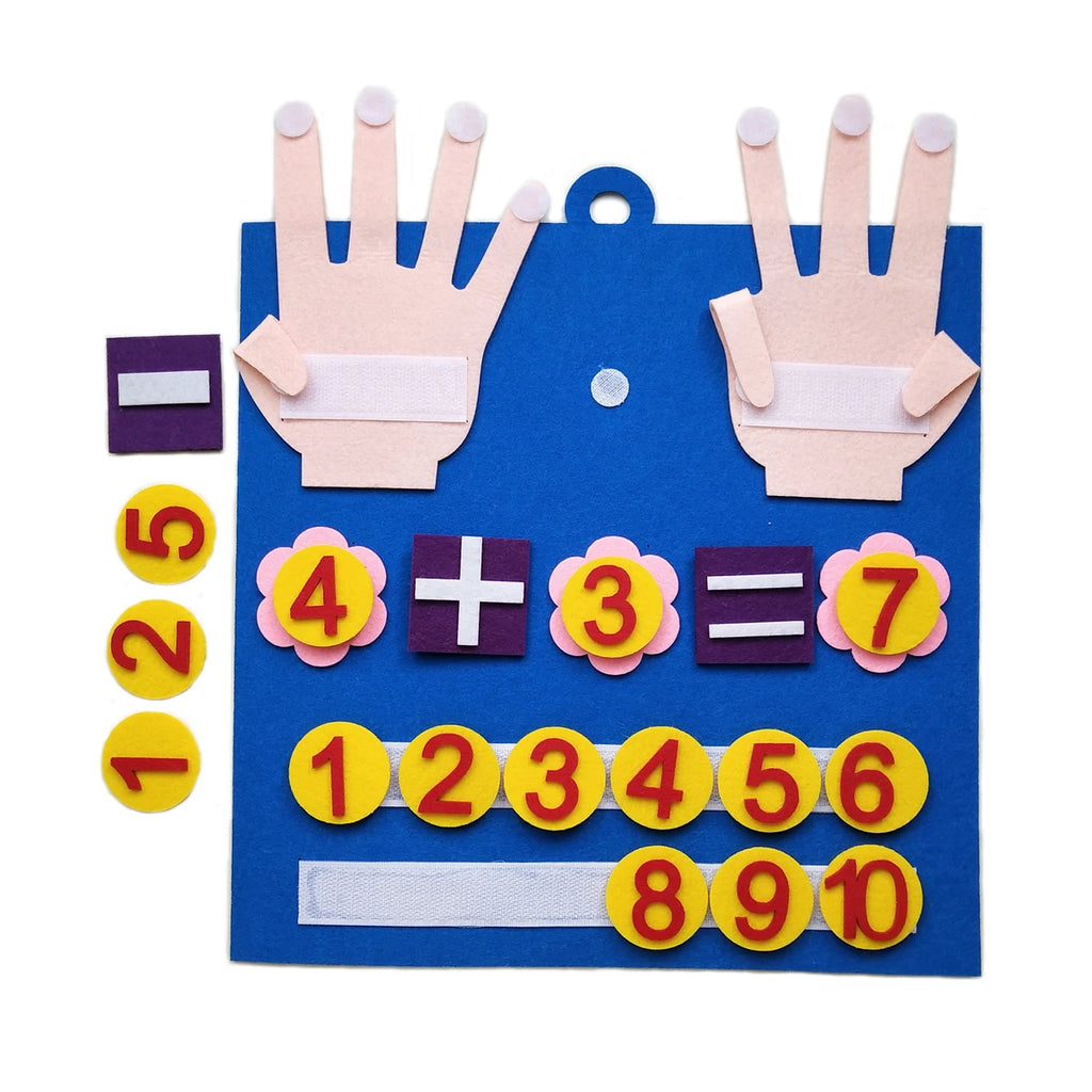 Felt Finger Numbers Learning Set