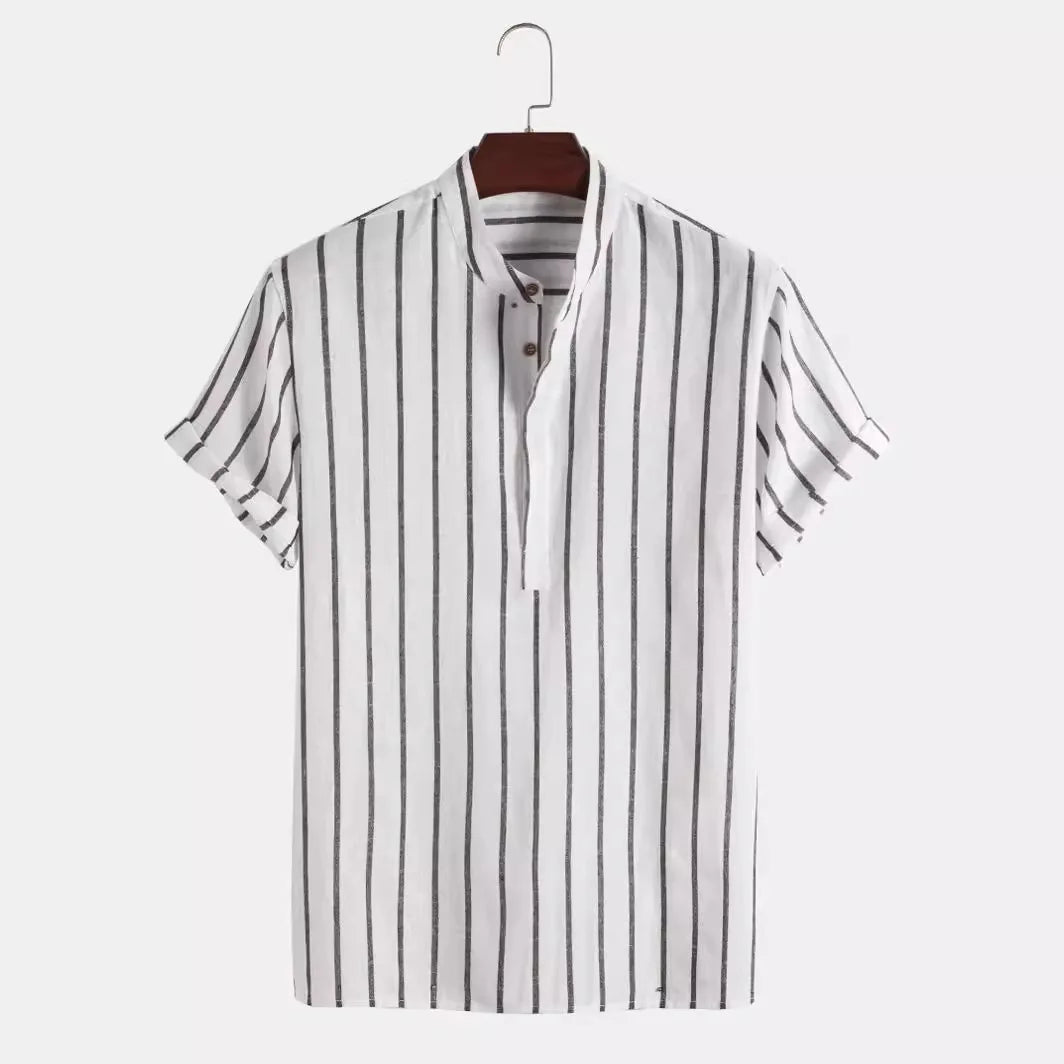 Linen Striped Shirt Shirt