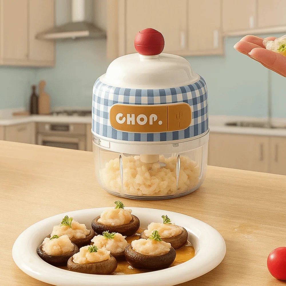 Mini Portable Electric Garlic Home Essentials