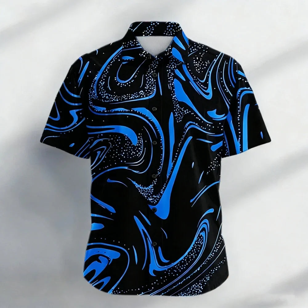 Mens Printed Shirt Shirt