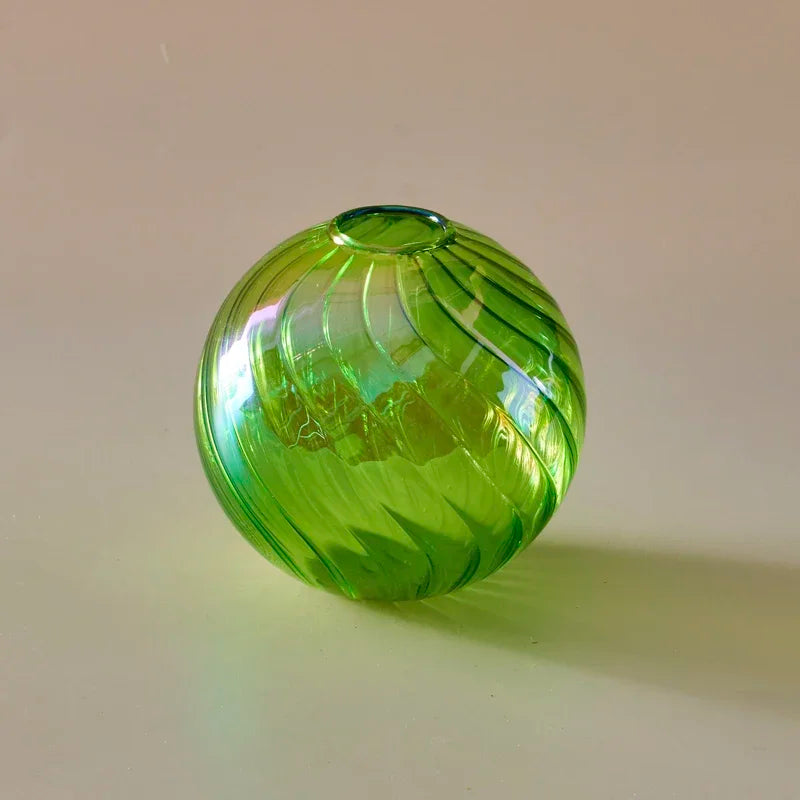 Iridescent Ball Vases ation