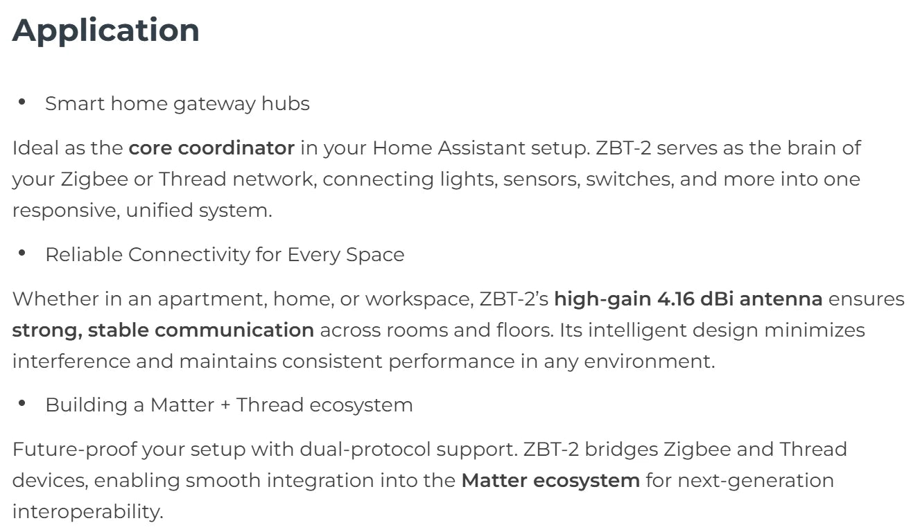 Assistant Connect ZBT-2 Compatible