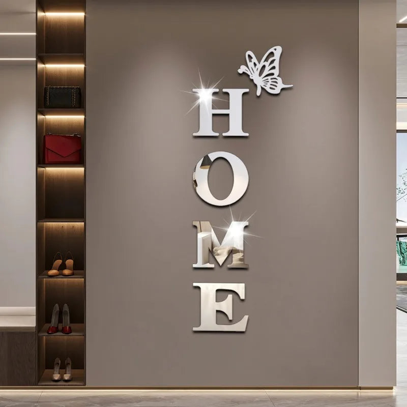 Logo 3D Mirror Wall